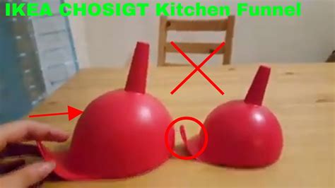 We are in the us. How To Use IKEA CHOSIGT Kitchen Funnel Review - YouTube