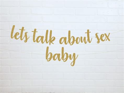 Gender Reveal Gender Reveal Banner Lets Talk About Sex Etsy