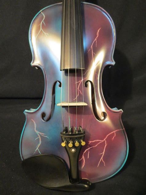 Electric Violin Glowing Electric Violin Shoulder Rest Guitarist