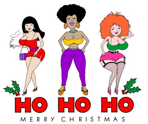 Sexy Christmas Card Girls Women Hookers Sex Cartoon Cartoons By John Pritchett