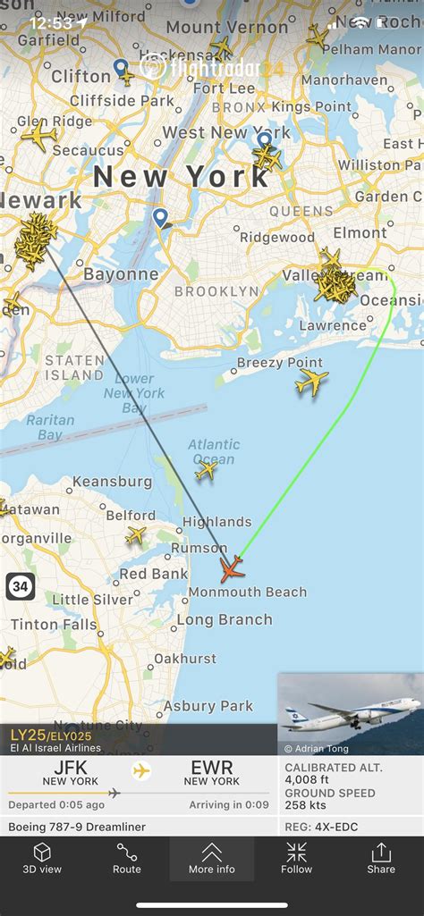 Is it common for passenger planes to fly between JFK and EWR? I’m