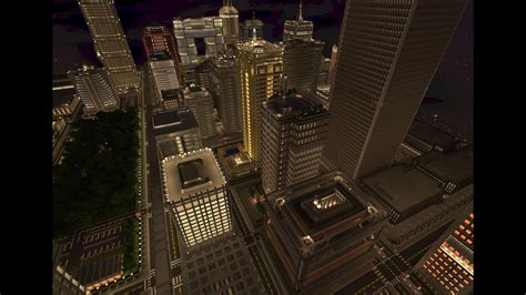 Minecraft Xbox 360 Edition City Texture Pack On A Large City Map