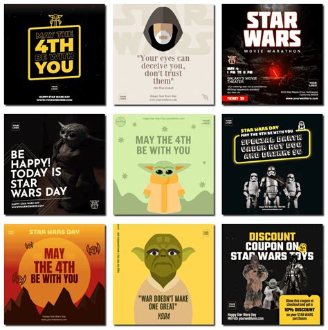 Design Star Wars Day Posters Online