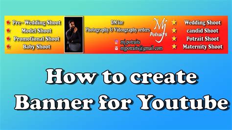 How To Create Banner For Youtube Profile ಕನ್ನಡ Youtube