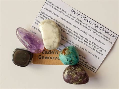 Anxiety Crystals Crystals For Anxiety Anxiety Crystal Healing Set