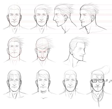 Male Face Study Male Face Drawing Face Drawing Face Drawing Reference