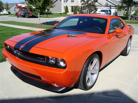 2008 Orange Dodge Challenger Srt8 Pictures Mods Upgrades Wallpaper
