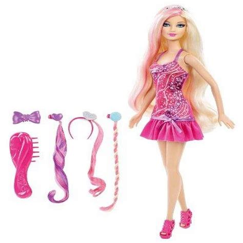 barbie hairtastic glam hair barbie doll toys and games