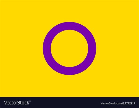 Intersex Flag Symbol Lgbt Community Royalty Free Vector