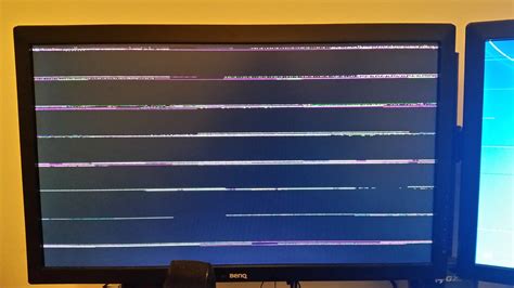 My Pc Keeps Crashing Into Horizontal Static Lines With The Colors Being