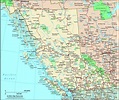 British Columbia, Canada Political Wall Map | Maps.com.com
