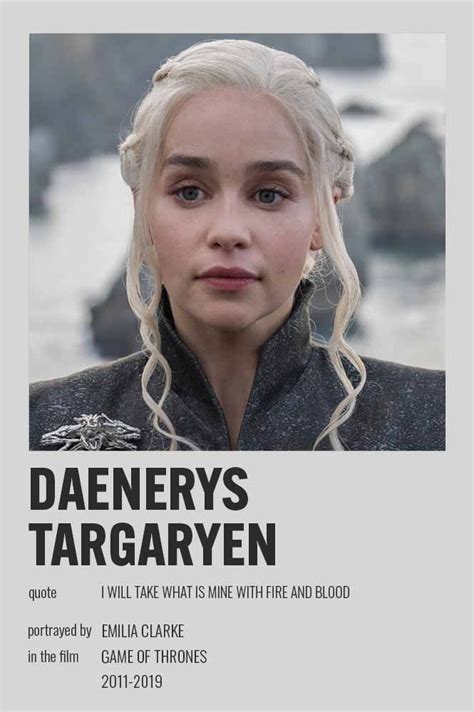 Movie Character Posters Movie Characters Khaleesi Daenerys Targaryen
