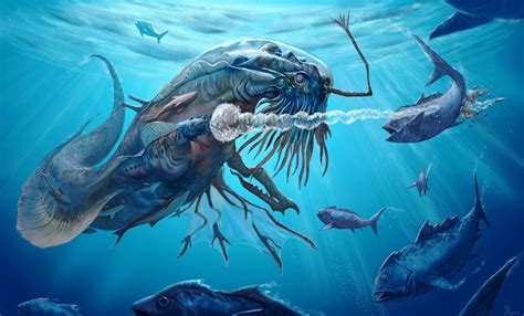 Artstation Undersea Shooter Dave Melvin Beast Creature Alien