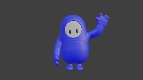 Rigged Fall Guys Character Model 3d Asset Cgtrader