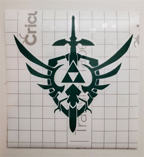 Legend Of Zelda Triforce Wings And Master Sword Vinyl Decal Etsy