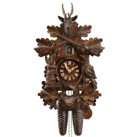 The Motto For This Original Black Forest Cuckoo Clock Is The Hunting