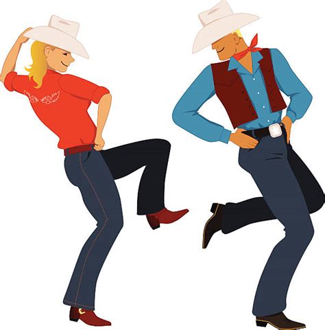 Line Dance Clip Art Vector Images And Illustrations Istock