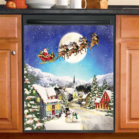 Santas Village Kitchen Dishwasher Magnet Collections Etc Santas