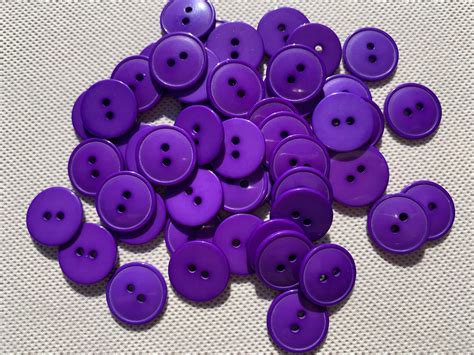 Purple Sewing Button