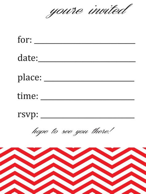 Make sure your party's a blast and invite the people who matter. Blank Birthday Invitations