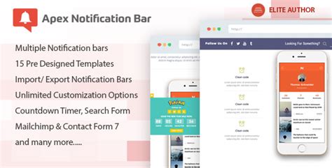 With this plugin, it finally is. Apex Notification Bar v1.0.0 - Responsive Notification Bar ...