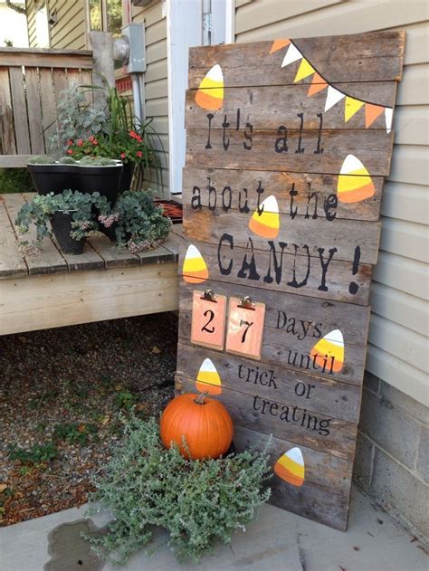 2014 Halloween Candy Corn Countdown Sign That You Will