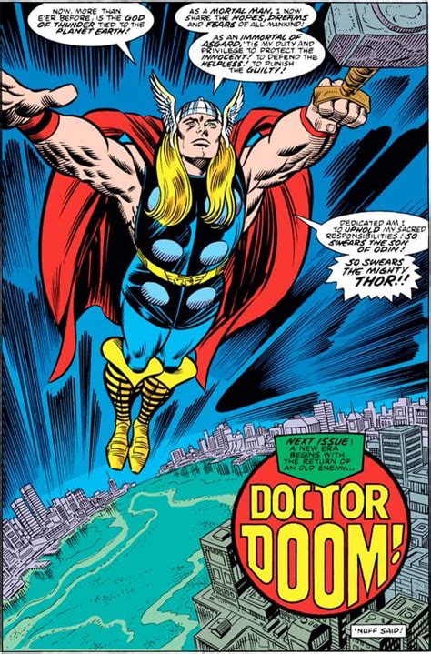 Thor Thor Odinson In Comics Powers Villains Weaknesses Marvel