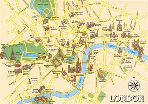London Attractions Map Pdf Free Printable Tourist Map London Waking Tours Maps