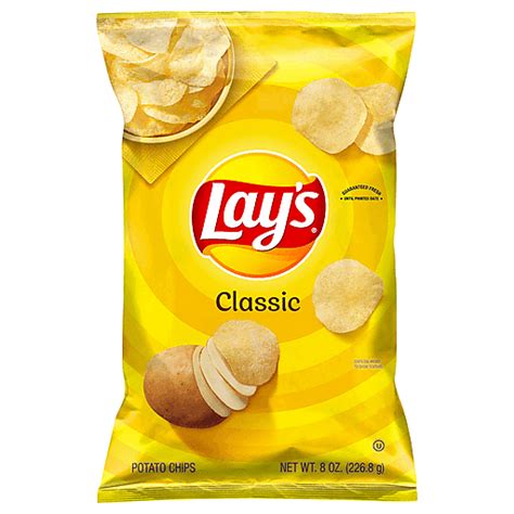 Lays Potato Chips Classic 8 Oz Potato Reasors