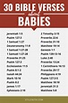 128 Bible Verses about Babies (KJV) | StillFaith.com