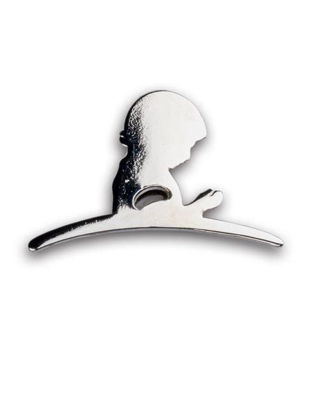 St Jude Polished Silver Magnetic Lapel Pin St Jude T Shop