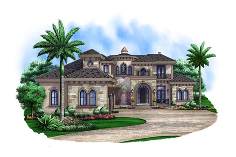Luxury House Plan 175 1097 5 Bedrm 6193 Sq Ft Home Theplancollection