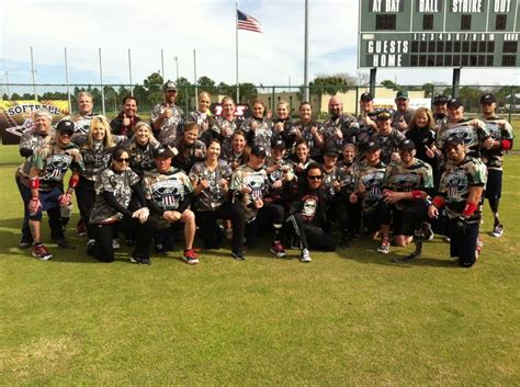 The Wounded Warriors Amputee Softball Team Because Shes No Match