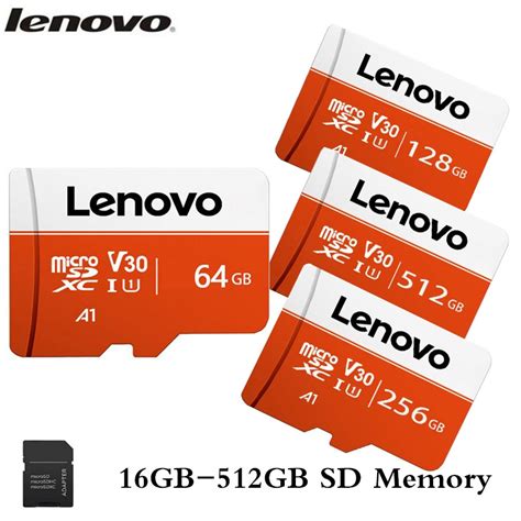 Lenovo Micro Sd Memory Card 16gb 512gb Micro Sdtf Flash Cards For