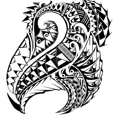 Polynesian Wave Aztec Tattoos Sleeve Samoan Tribal Tattoos Cool