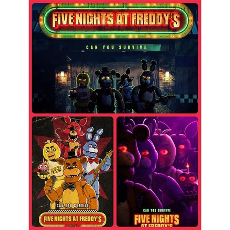 โปสเตอร์ Five Nights At Freddys 5 คืนสยองที่ร้านเฟรดดี้ ขนาด 115 X 16