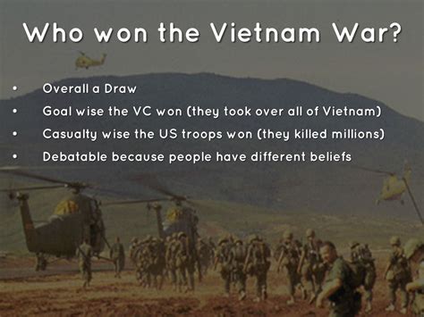 The north vietnamese army and viet cong, however, are said to have lost more than a million soldiers and two million civilians. Vietnam War by perry.cowan