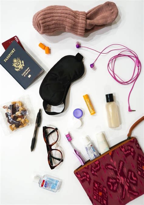 how to create a travel comfort pack to put in your carry on