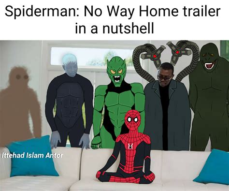 Spiderman No Way Home Trailer In A Nutshell Piper Perri Surrounded Know Your Meme