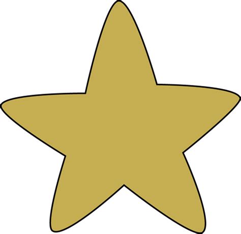 Gold Star Clipart No Background Clipart Panda Free