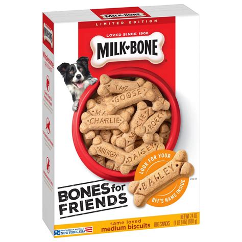 They're teeth are still growing and their bodies are so small. Milk-Bone Bones for Friends Medium Dog Biscuits | PetFlow