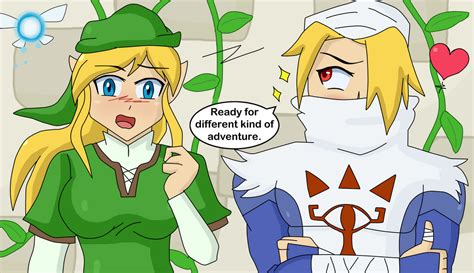 Link And Zelda Gender Bender By Themaskofafox On Deviantart
