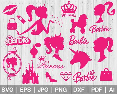 Barbie Svg Png Cut Files Barbie Doll Vector Silhouette Payhip Lupon