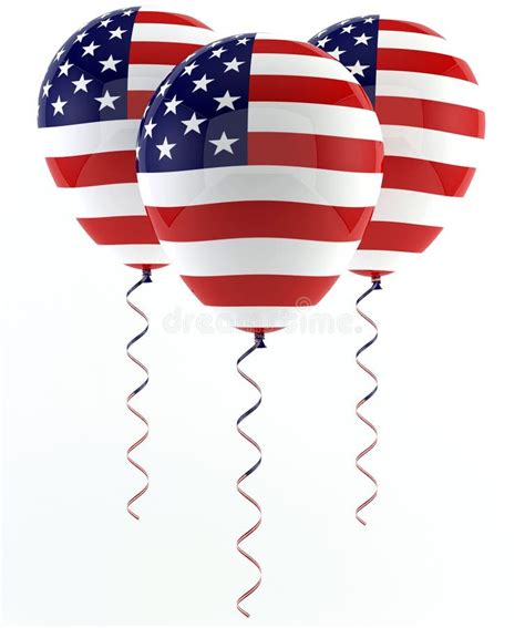 Usa Balloons Flag Stock Photo Image Of Stripes Helium 29306834
