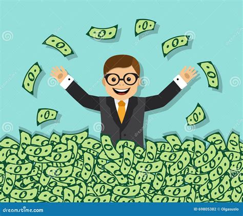 Success And Wealth Stock Vector Illustration Of Coin 69805382