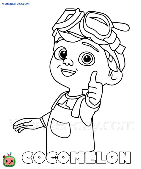 Cocomelon Coloring Coloring Pages