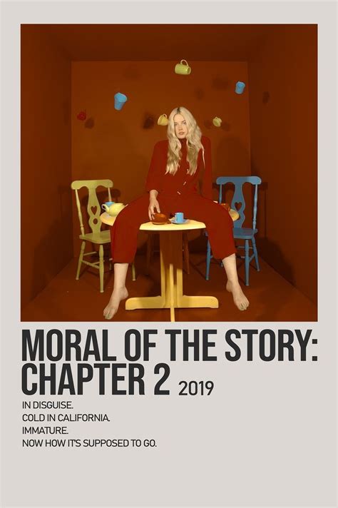 Moral Of The Story Chapter 2 By Ashe Minimalist Album Poster Ashe