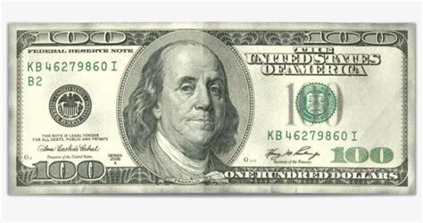 Download Dollar Vector 100 100 Dollar Bill Back Hd Transparent Png