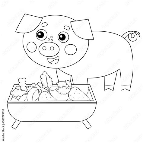 Coloring Pages Kid Farm Animal