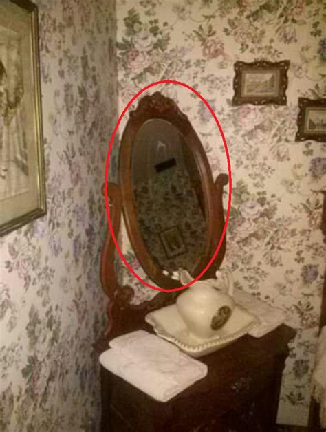 The Fortean Slip Lizzie Bordens Ghost Caught On Film In A Mirror
